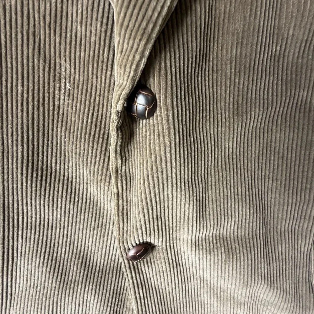 Covington Mens 48R Brown Corduroy Blazer Sport Coat Cotton 2 Button Jacket